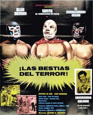 Santo Y Blue Demon En Las Bestias Del Terror (1972) poster